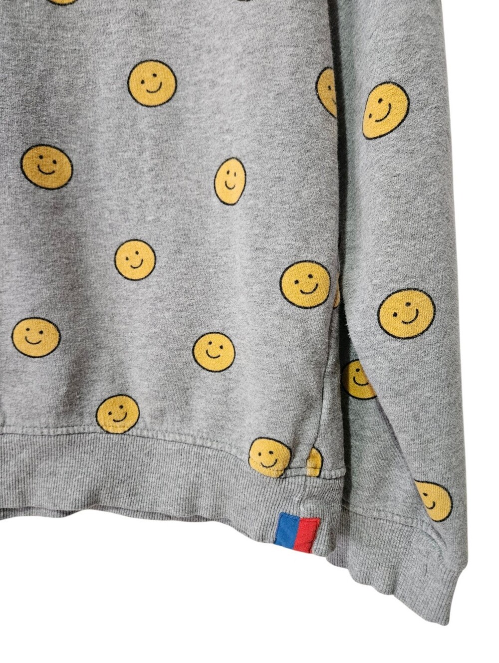KULE Oversized Smile Crewneck Sweatshirt Organic Cotton S - Picture 7 of 13